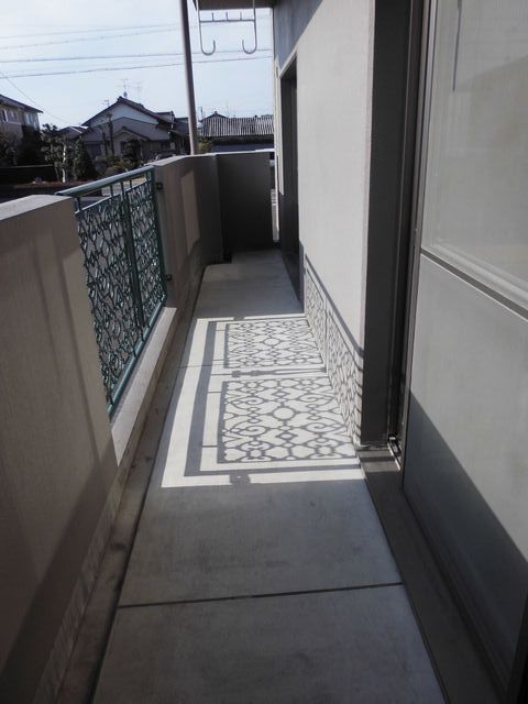 Balcony. It is south-facing veranda