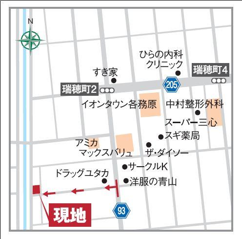 Local guide map. Detail view