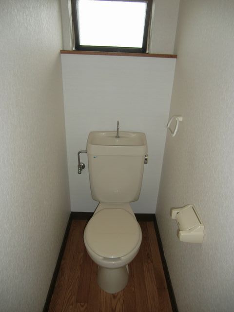 Toilet. Toilet with a window