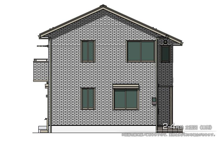 Local appearance photo.  [2-4 No. land] So we have drawn on the basis of the [Elevation] drawings, It may actually differ slightly from. 