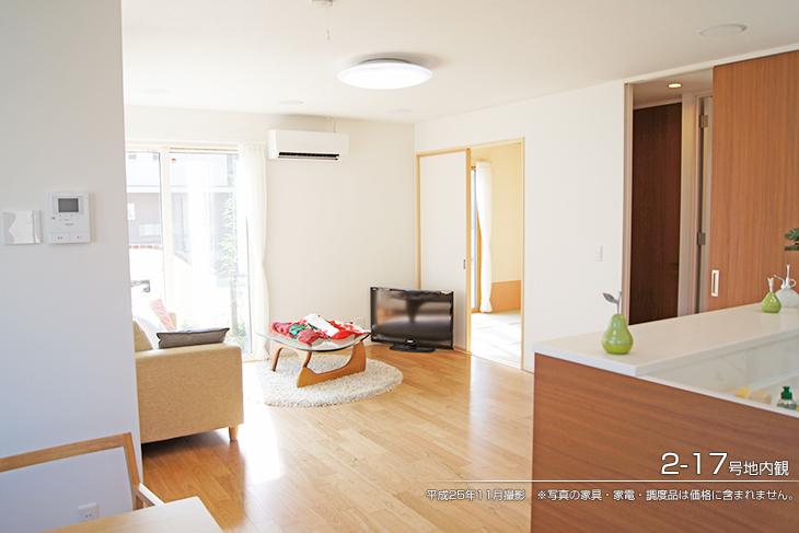 Living.  [2-17 No. land] [Introspection Photo] 2013 November shooting  ※ Photos furniture ・ Consumer electronics ・ Such as furniture are not included in the price. 