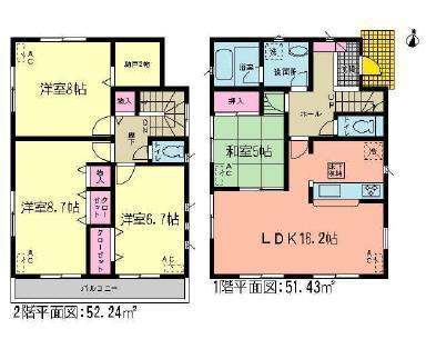 Floor plan. 15 million yen, 4LDK, Land area 134.3 sq m , Building area 103.67 sq m