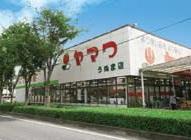 Shopping centre. Yamawa  Until Unuma shop is the distance from the 1350m park entrance. 