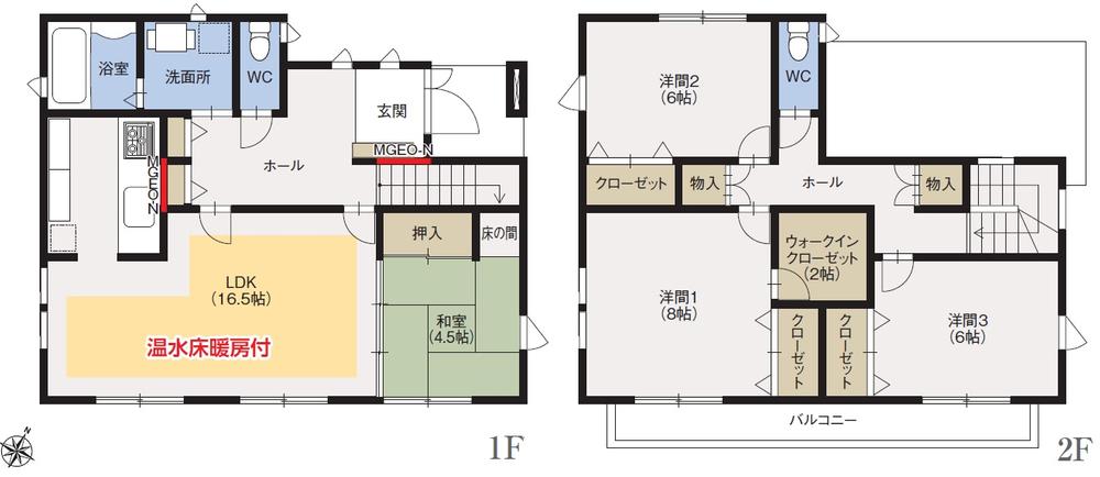 Floor plan. (10-4 No.), Price 29,800,000 yen, 4LDK, Land area 191.33 sq m , Building area 119.53 sq m