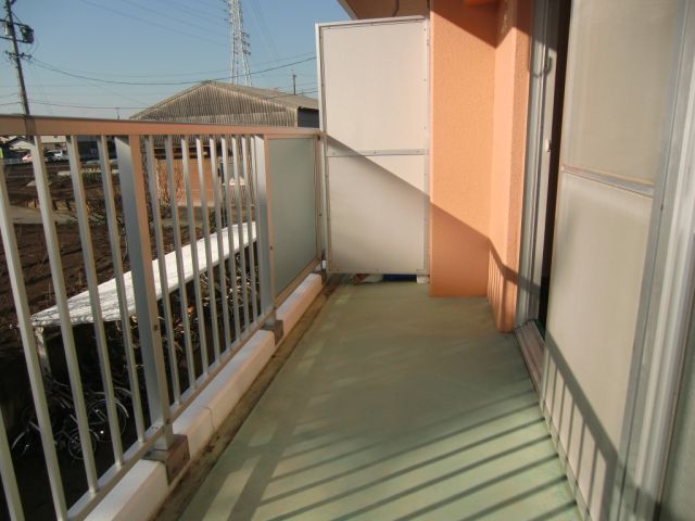 Balcony. Spacious veranda