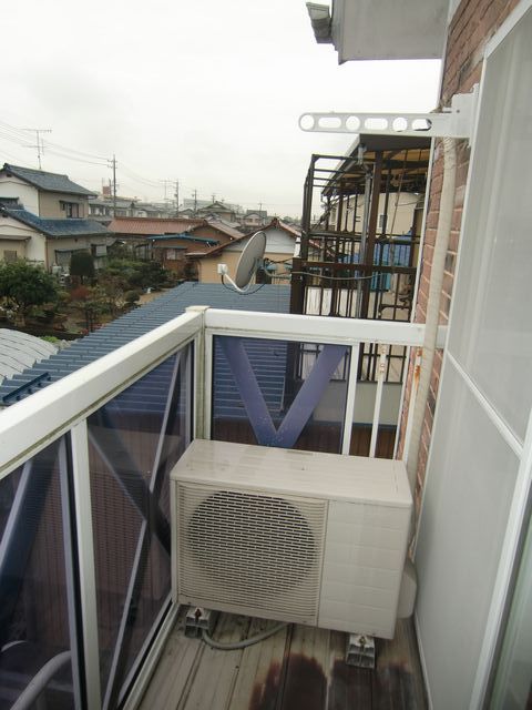 Balcony. Sunny veranda