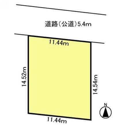 Compartment figure. Land price 9 million yen, Land area 165.3 sq m