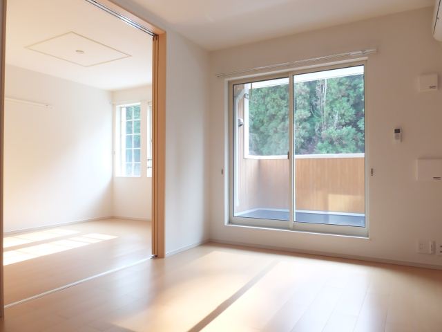Living and room. It is spacious good as LDK by connecting with neighboring Western-style