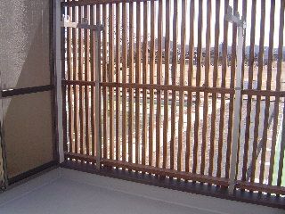 Balcony. Stylish veranda