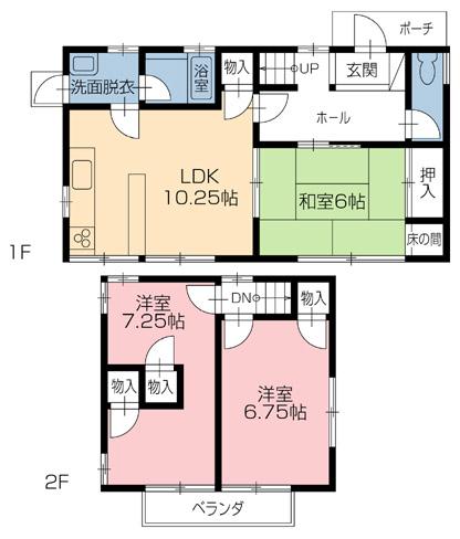Floor plan. 12,980,000 yen, 3LDK, Land area 167.97 sq m , Building area 81.56 sq m