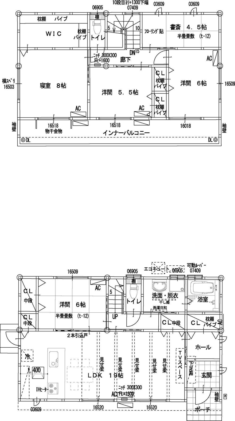 Floor plan. 22,200,000 yen, 4LDK + S (storeroom), Land area 174.92 sq m , Building area 122.7 sq m Floor, Storage is also plenty of