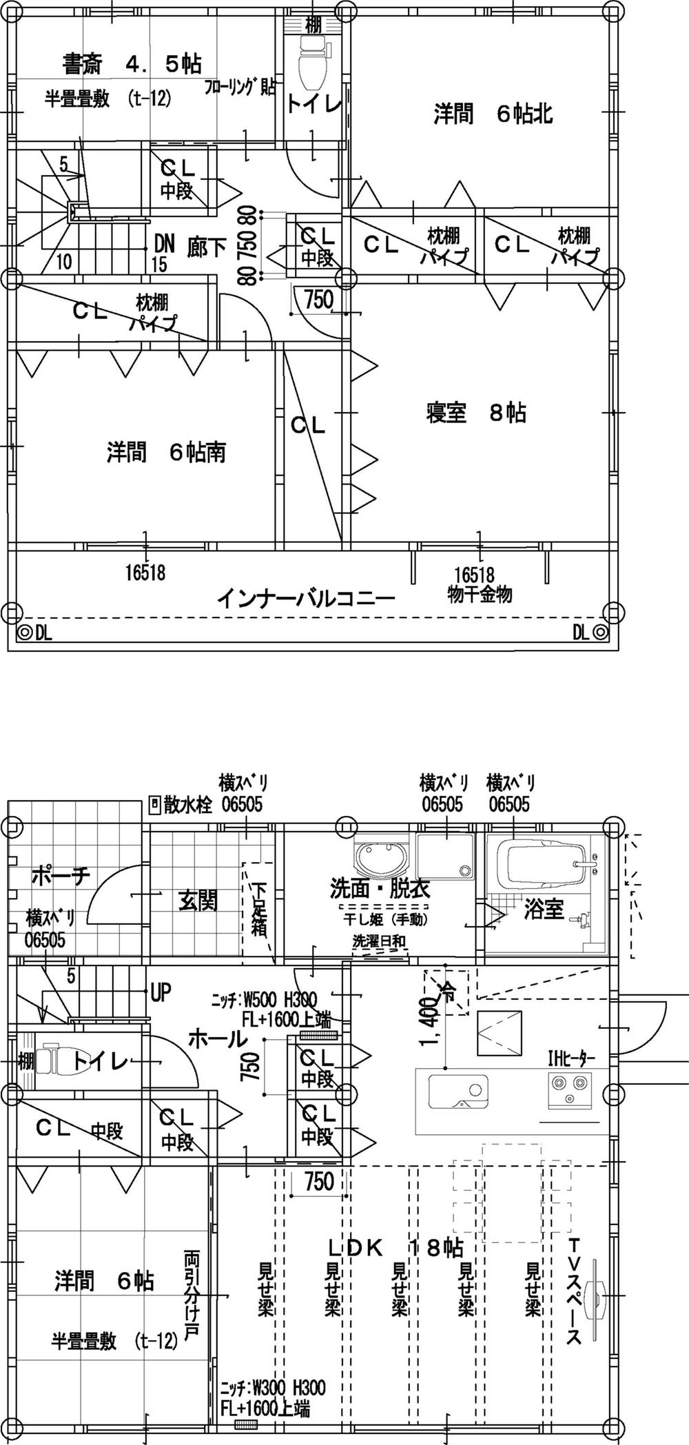 Floor plan. 21.9 million yen, 4LDK + S (storeroom), Land area 166.04 sq m , Building area 123.4 sq m Floor