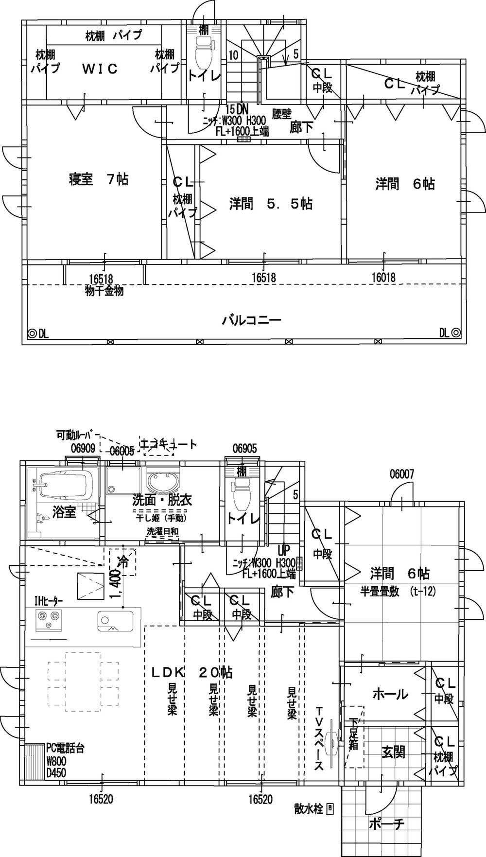Floor plan. 22,200,000 yen, 4LDK, Land area 176.86 sq m , Building area 120.91 sq m Floor