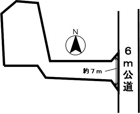 Compartment figure. Land price 10 million yen, Land area 254 sq m