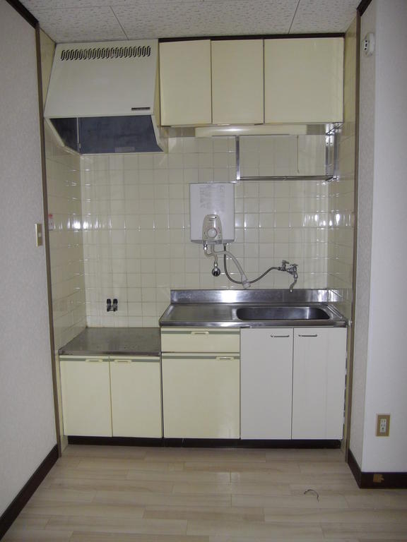 Kitchen. It is with a water heater! 