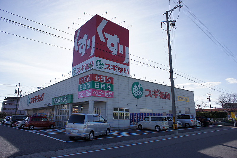 Dorakkusutoa. Cedar pharmacy Hozumi shop 1419m until (drugstore)