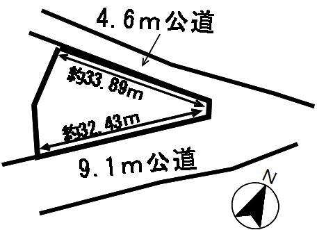 Compartment figure. Land price 25,740,000 yen, Land area 386.78 sq m