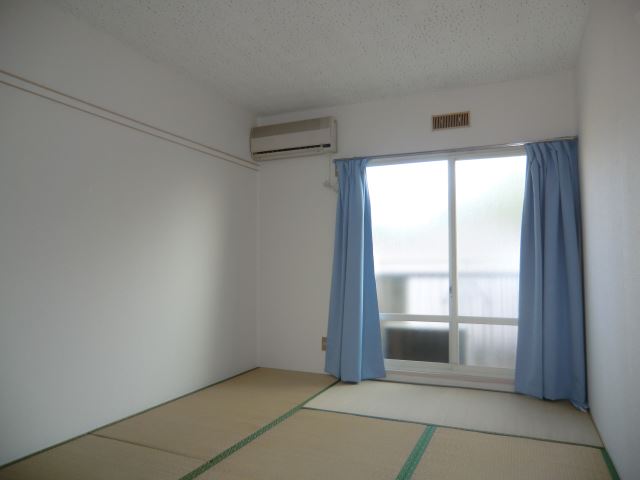 Living and room. Sunny Japanese-style room. 