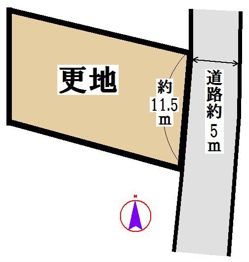 Compartment figure. Land price 1,000,000 yen, Land area 198 sq m