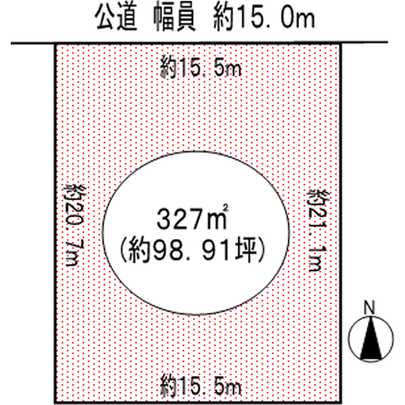 Compartment figure. Gifu Prefecture Motosu-gun kitagata Kamo