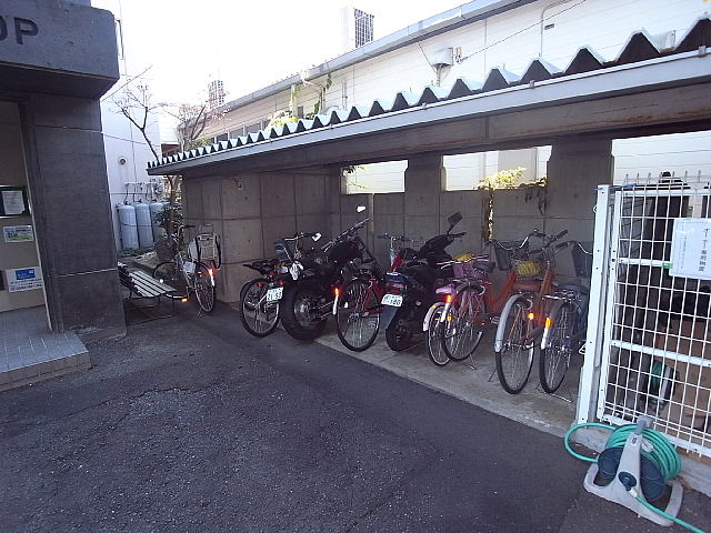 Other common areas. Sturdy likely bicycle parking
