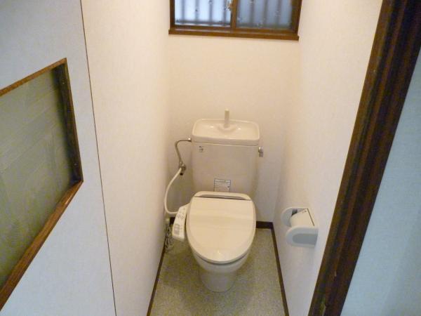 Toilet. Refreshing Washlet toilet in winter even in summer