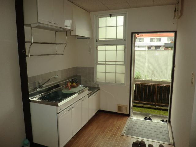 Kitchen. There is also a small window, It is ventilation good kitchen. 