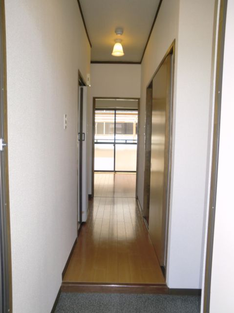 Entrance. Entrance with a corridor