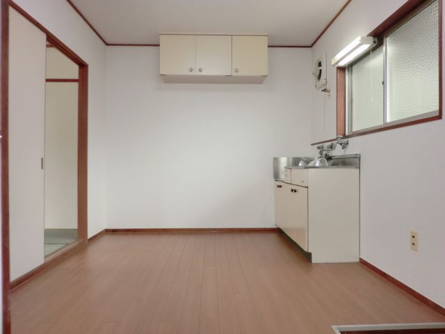 Living and room. Cooking space of spread. 