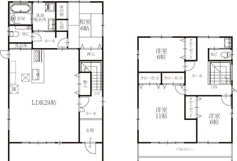 Floor plan. 35,900,000 yen, 4LDK, Land area 239.17 sq m , Building area 139.11 sq m