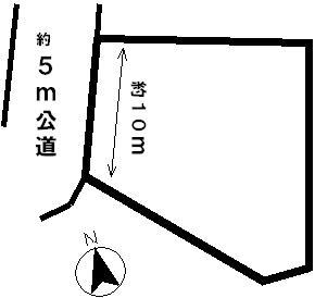 Compartment figure. Land price 3.13 million yen, Land area 206.67 sq m