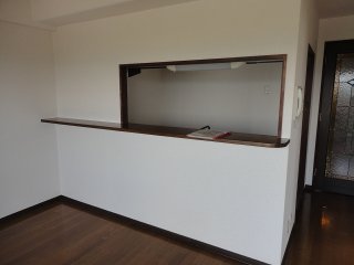 Living and room. Counter Kitchen