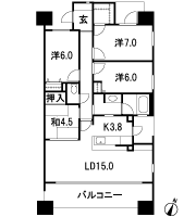 Floor: 4LDK, occupied area: 91.18 sq m, Price: 32.5 million yen