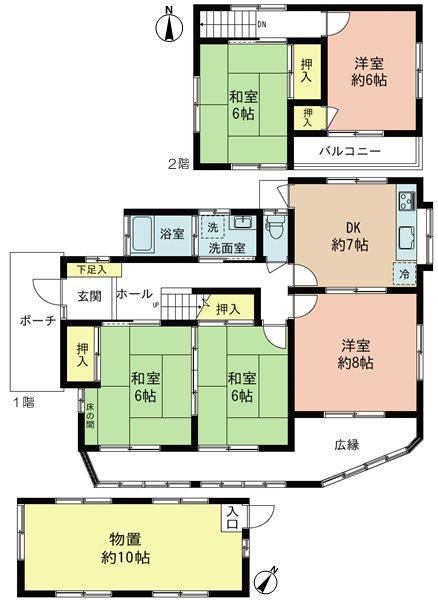 Floor plan. 7.9 million yen, 5DK, Land area 239.09 sq m , Building area 90.67 sq m