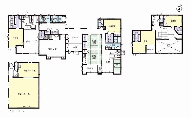 Floor plan. 63 million yen, 5LDK, Land area 1,740 sq m , Building area 389.59 sq m