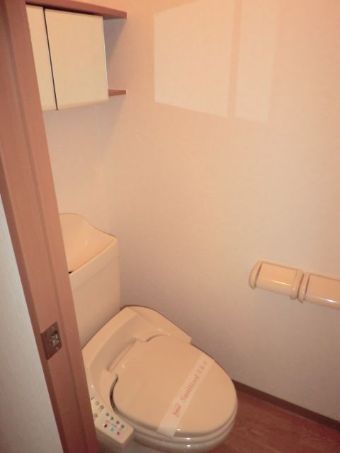 Toilet. It is comfortable every day in the shower with toilet. 