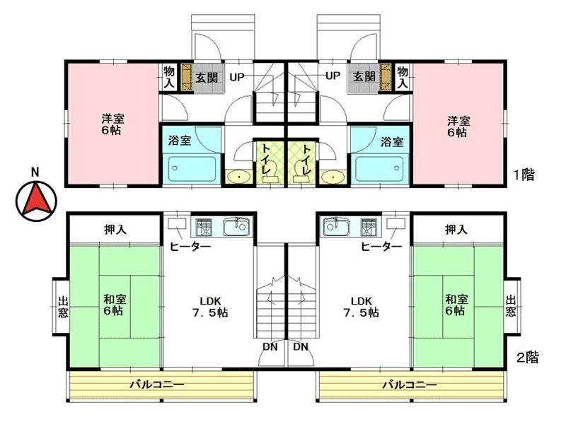 Floor plan. 7.3 million yen, 4LDK, Land area 596 sq m , Building area 103.98 sq m