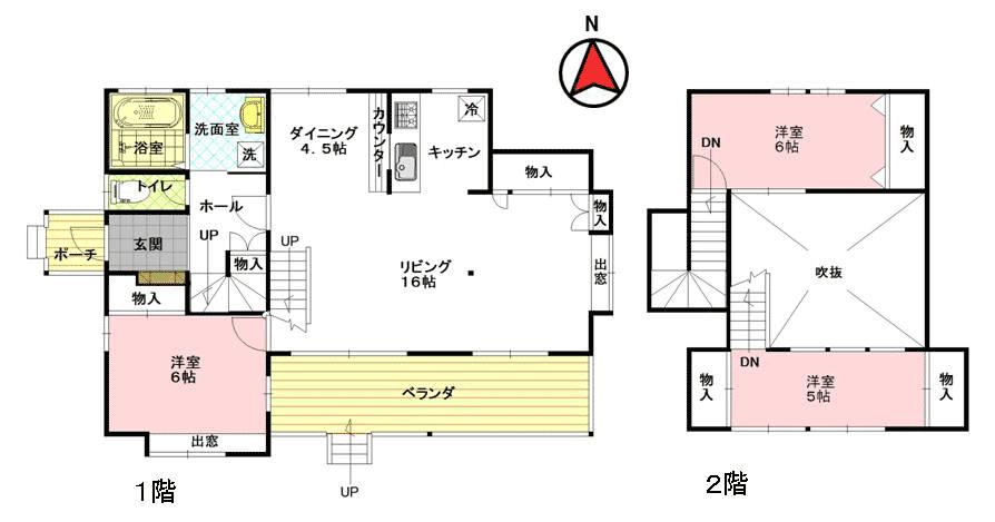 Floor plan. 13.8 million yen, 3LDK, Land area 1,037 sq m , Building area 93.77 sq m