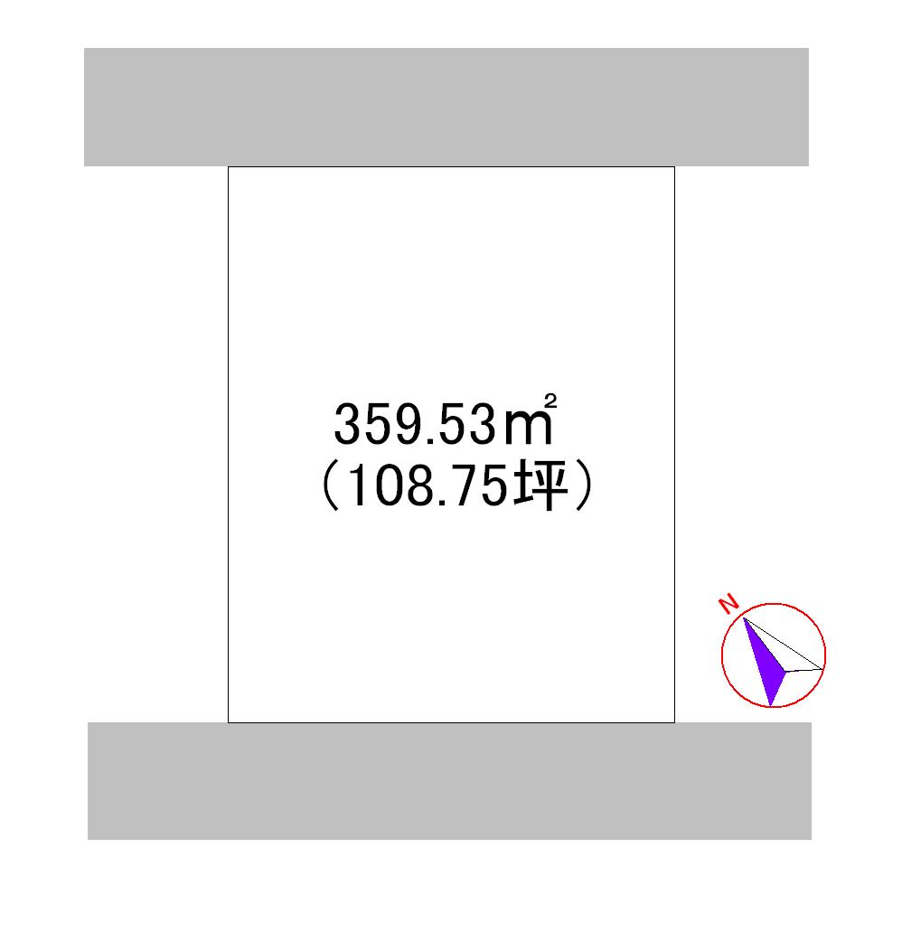 Compartment figure. Land price 11.8 million yen, Land area 359.53 sq m