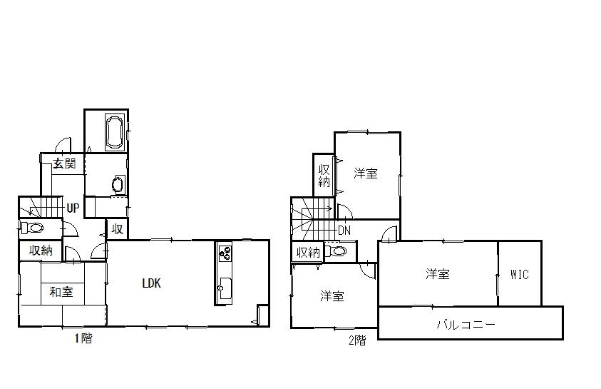 Floor plan. 17,900,000 yen, 4LDK + S (storeroom), Land area 193.94 sq m , Building area 105.98 sq m Floor Plan (Building 3) 17900000