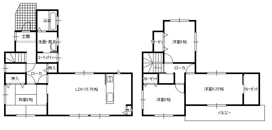 Floor plan. 17,990,000 yen, 4LDK, Land area 193.94 sq m , Building area 105.98 sq m