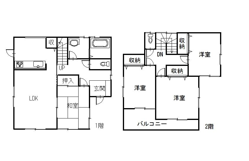Floor plan. (4 Building), Price 15.9 million yen, 4LDK, Land area 229.25 sq m , Building area 105.15 sq m