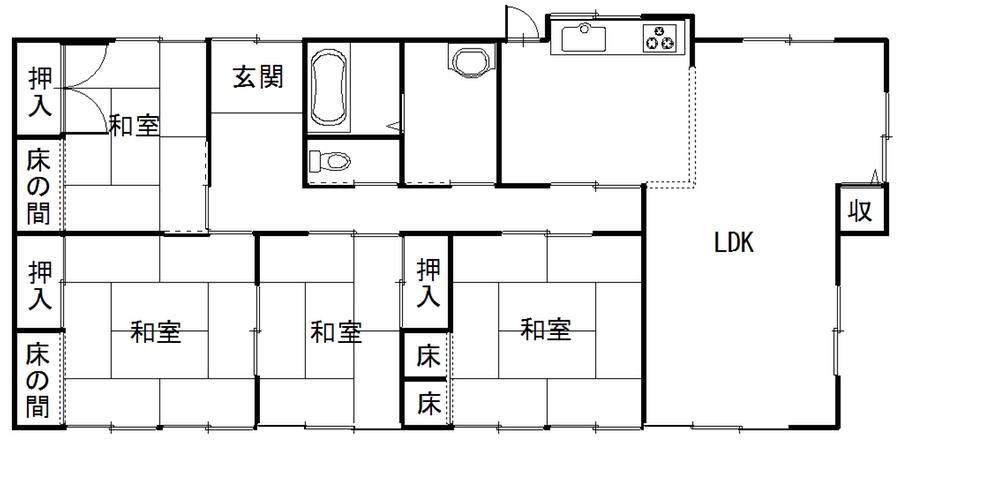 Floor plan. 14.8 million yen, 4LDK, Land area 479.17 sq m , Building area 117.57 sq m floor plan