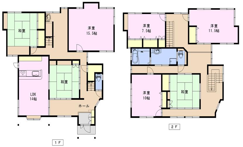 Floor plan. 39,800,000 yen, 7LDK, Land area 1,320.35 sq m , Building area 247.84 sq m floor plan