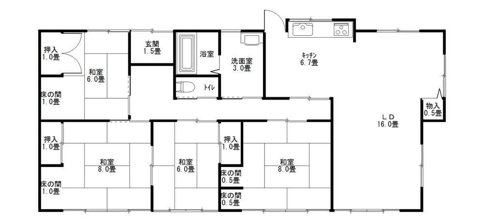 Floor plan. 14.8 million yen, 4LDK, Land area 427.27 sq m , Building area 117.57 sq m
