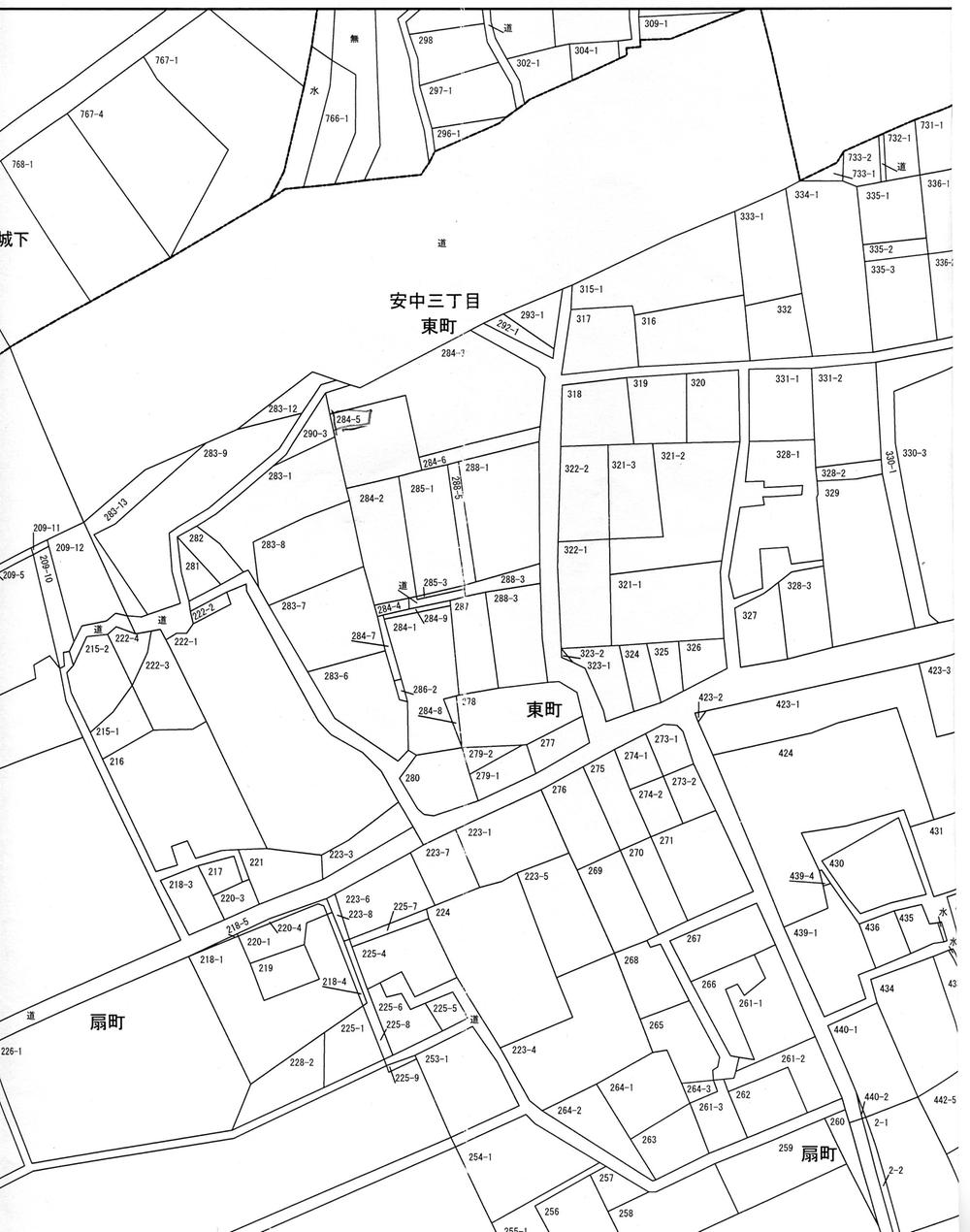 Compartment figure. Land price 7.2 million yen, Land area 267 sq m