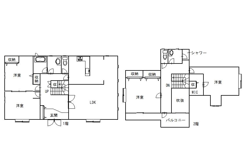 Floor plan. 18.3 million yen, 4LDK, Land area 661.09 sq m , Building area 198.53 sq m floor plan