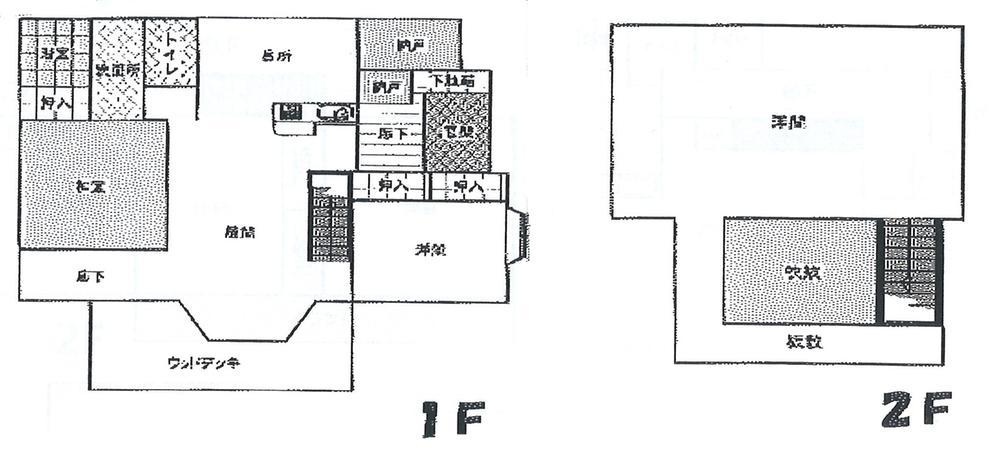 Floor plan. 13.8 million yen, 3LDK, Land area 344 sq m , Building area 117.37 sq m