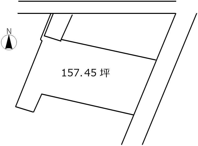 Compartment figure. Land price 7.87 million yen, Land area 520.52 sq m