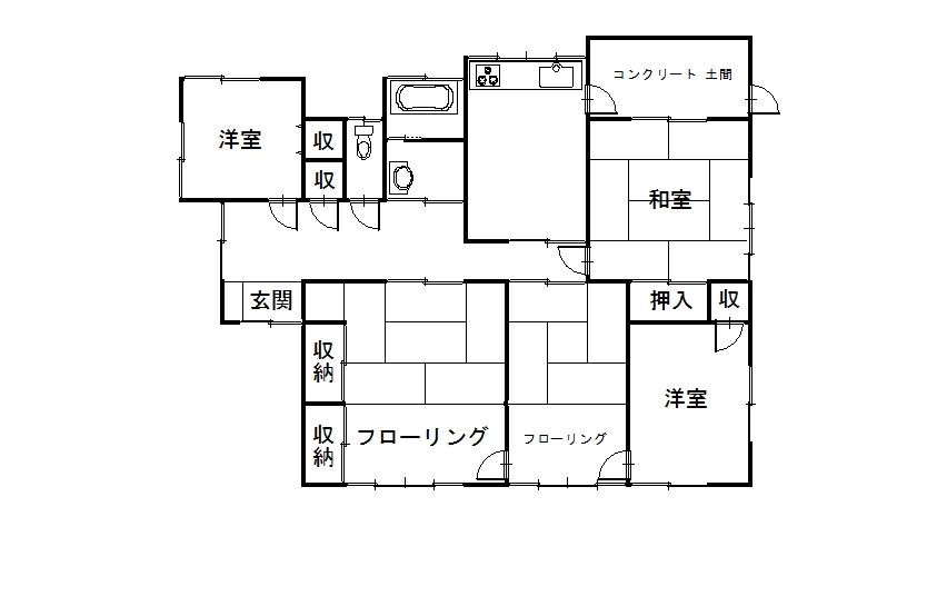 Floor plan. 11.5 million yen, 4LDK, Land area 205.02 sq m , Building area 107.31 sq m floor plan